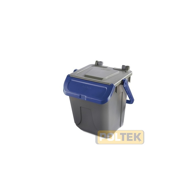 Pratico e robusto contenitore portarifiuti, ideale per la raccolta differenziata urbana e domestica si adatta a tutti gli ambien