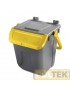 BIDONE IMMONDIZIA ECOLOGY litri 25 GIALLO