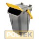 BIDONE IMMONDIZIA ECOLOGY litri 25 GIALLO