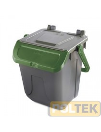 BIDONE IMMONDIZIA ECOLOGY litri 25 VERDE