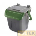 BIDONE IMMONDIZIA ECOLOGY litri 25 VERDE