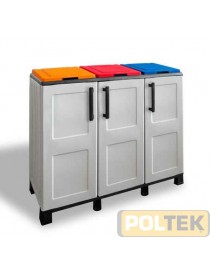 ARMADIO BIDONE IMMONDIZIA 1020x370x900