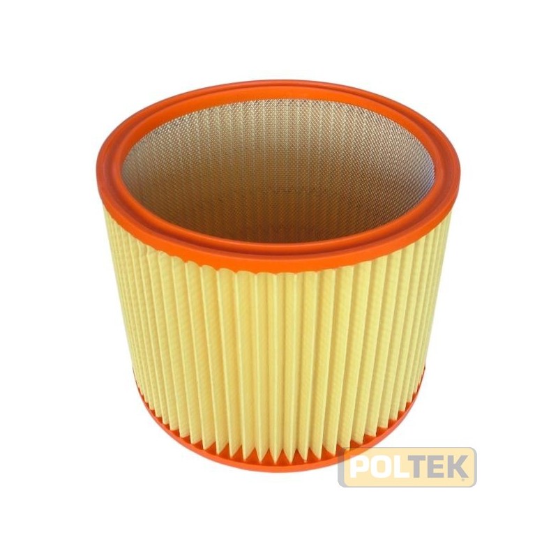 Lo speciale materiale filtrante plissettato permette di avere una maggiore superficie filtrante in uno spazio contenuto. Solo pe