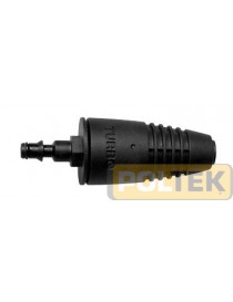 FA-SA TESTINA CON GETTO TURBO NERO lt/min 7,25