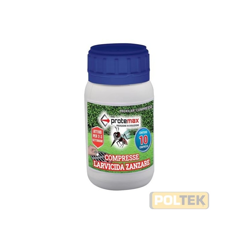 PROTEMAX LARVICIDA ZANZARICIDA BARATTOLO 10 compresse