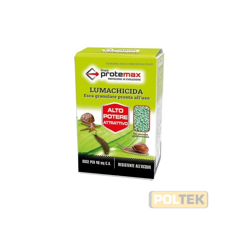Caratteristiche: FERRAMOL ESCA LUMACHICIDA PFnPO è un molluschicida pronto all’uso sotto forma di esca granulare a base di fo