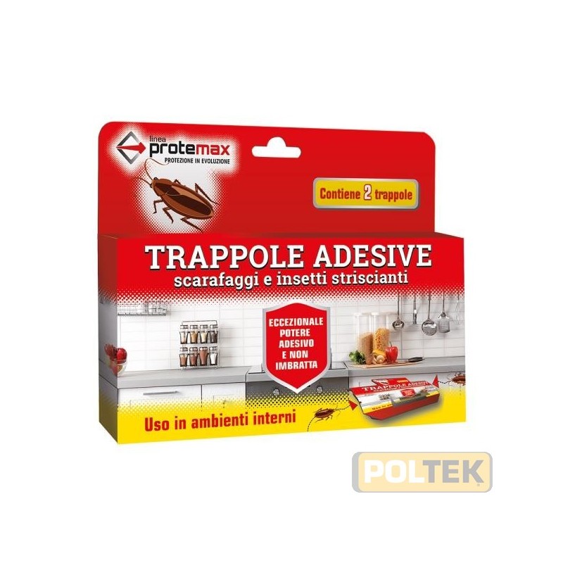 PROTEMAX ESCA PER SCARAFAGGI TRAPPOLA ADESIVA (2pz)