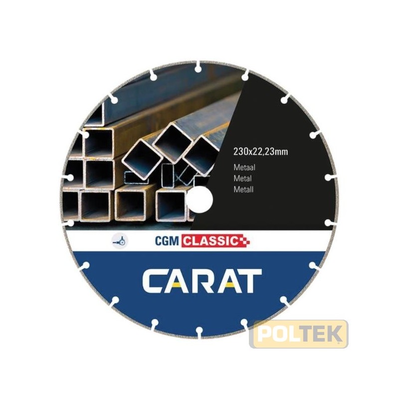 Specifico per tagliare acciaio, acciaio inox, alluminio e tondini per armature.
