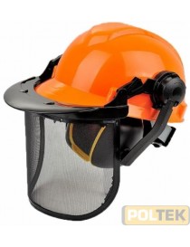 ELMETTO PROTETTIVO PROFESSIONALE CON CUFFIE E VISIERA