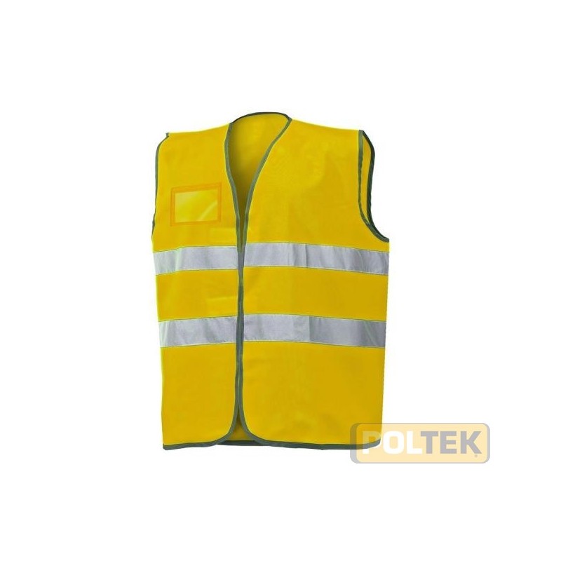 GILET ISSA ALTA VISIBILITA' GIALLO EN471 CON PORTACARTELLINO
