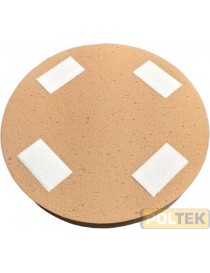 SPUGNA SINTETICA CON VELCRO Ø40 h5cm TABACCO