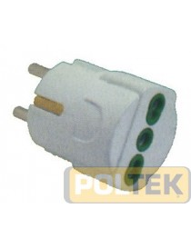 ADATTATORE FME SEMPLICE SCHUKO 2P+T 16A
