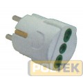 ADATTATORE FME SEMPLICE SCHUKO 2P+T 16A