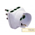 ADATTATORE FME SPINA VERTICALE 16A + SCHUKO