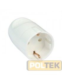 PRESA byFME TEDESCA 2P+T 16A BIANCA