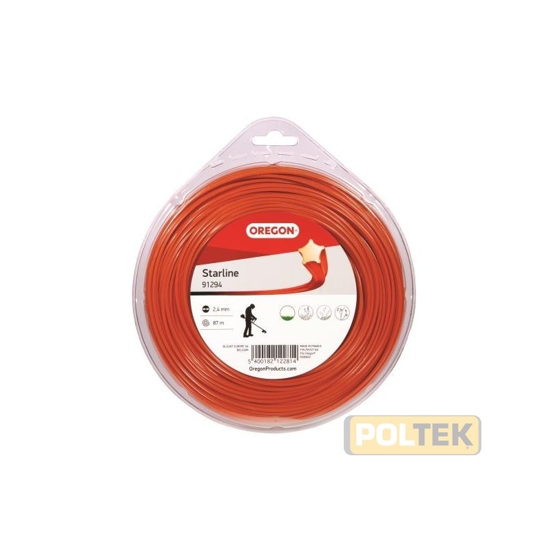 FILO NYLON OREGON STARLINE IN VALVA mm 2,4 mt 86