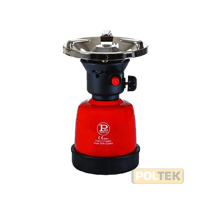 FORNELLO CROMATO PER CARTUCCIA GAS PIEZO