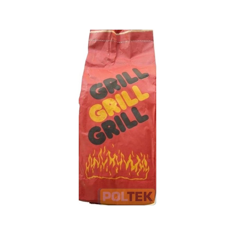 Sacchetto di carbone vegetale da kg 4 c. ottenuto da legni duri di origine Argentina che gli conferiscono un alto potere calorif