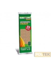 DIAVOLINA ACCENDIFUOCO ECOLOGICA 24 ACCENSIONI