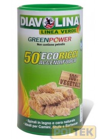 DIAVOLINA ACCENDIFUOCO ECO-RICCI pz.50