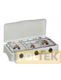 FORNELLO PARKER SMALTATO METANO 3F S/VALVOLA SICUREZZA