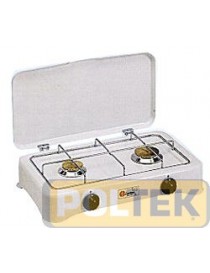 FORNELLO PARKER SMALTATO METANO 2F S/VALVOLA SICUREZZA