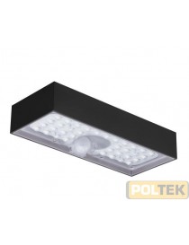 CENTURY APPLIQUE LED SOLAR DOMINO NERO 6W 4000K