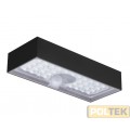 CENTURY APPLIQUE LED SOLAR DOMINO NERO 6W 4000K