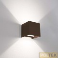 CENTURY APPLIQUE LED UPDOWN QUADRO CORTEN 10W