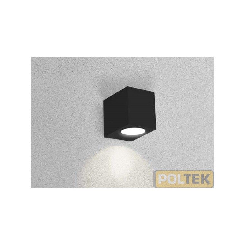 CENTURY APPLIQUE LED AXO QUADRATA MONODIREZIONALE NERA