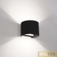 CENTURY APPLIQUE LED UPDOWN TONDO NERO 10W