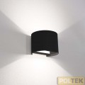 CENTURY APPLIQUE LED UPDOWN TONDO NERO 10W