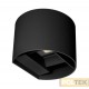 CENTURY APPLIQUE LED UPDOWN TONDO NERO 10W