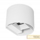 CENTURY APPLIQUE LED UPDOWN TONDO BIANCO 10W
