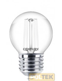 CENTURY LAMPADA LED WHITE SFERA E27 4,5W 470lm
