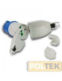 ADATTATORE INDUSTRIALE FME OPTIMUS 2P+T IP44 PER SCHUKO 2P+T