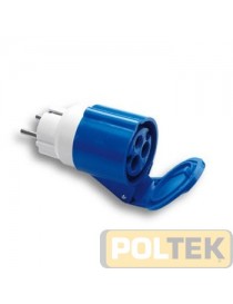 ADATTATORE INDUSTRIALE FME SPINA SCHUKO 2P+T 16A