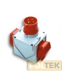 ADATTATORE INDUSTRIALE FME 380V 3P+T 16A IP44