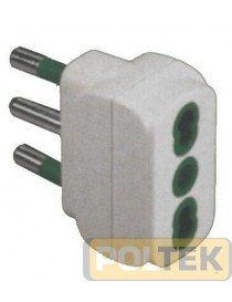 ADATTATORE FME SEMPLICE 2P+T 16A