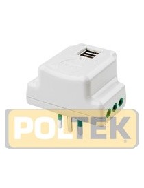 ADATTATORE FME MULTIPLO 2P+T 10A + USB