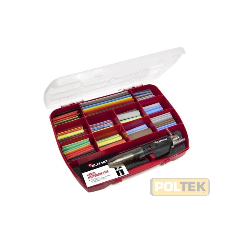 ELEMATIC GUAINA TERMORESTRINGENTE ASSORT. C/RISCALDATORE