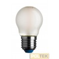 LAMPADA SHOT LED STICK SFERA SATIN. E27 4W 470lm 2700°K