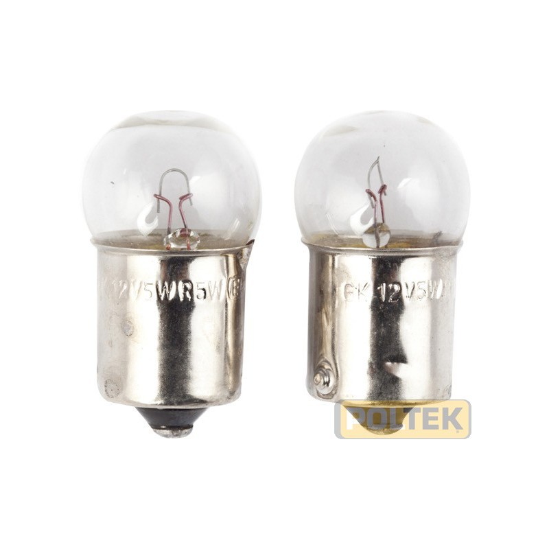 LAMPADINA AUTO TARGA 12V 5W (bl. pz.2)