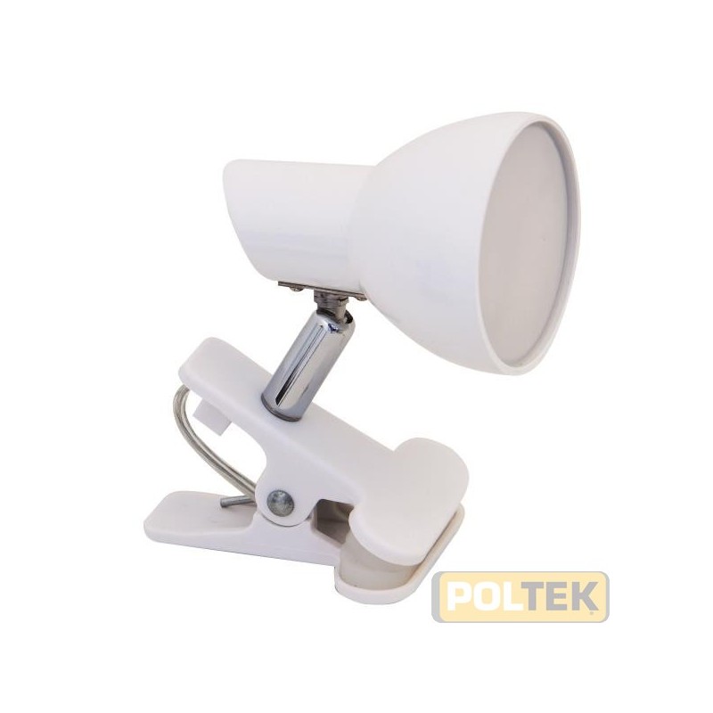 VELAMP LAMPADA DA TAVOLO LED CON CLIP BIANCA