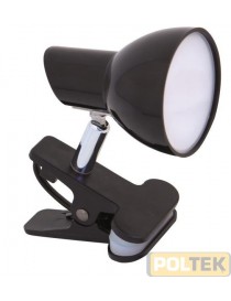 VELAMP LAMPADA DA TAVOLO LED CON CLIP NERA