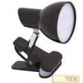 VELAMP LAMPADA DA TAVOLO LED CON CLIP NERA