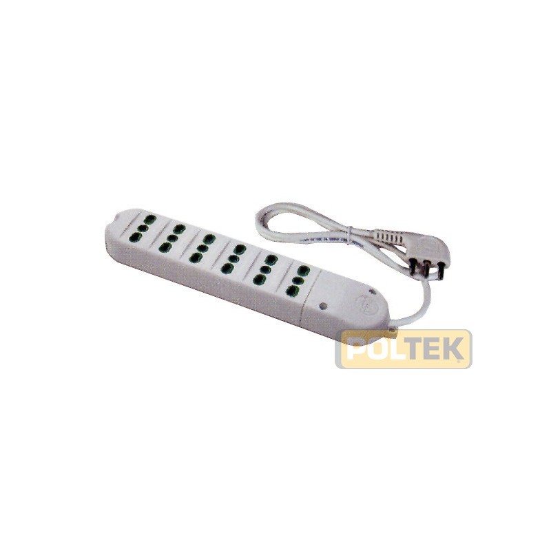 MULTIPRESA FME 6 2P+T 16A mt 1,5