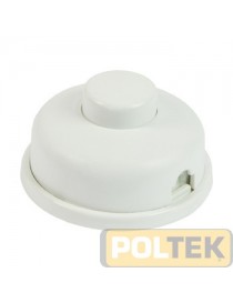 INTERRUTTORE ROMPIFILO UNIPOLARE A PEDALE BIANCO