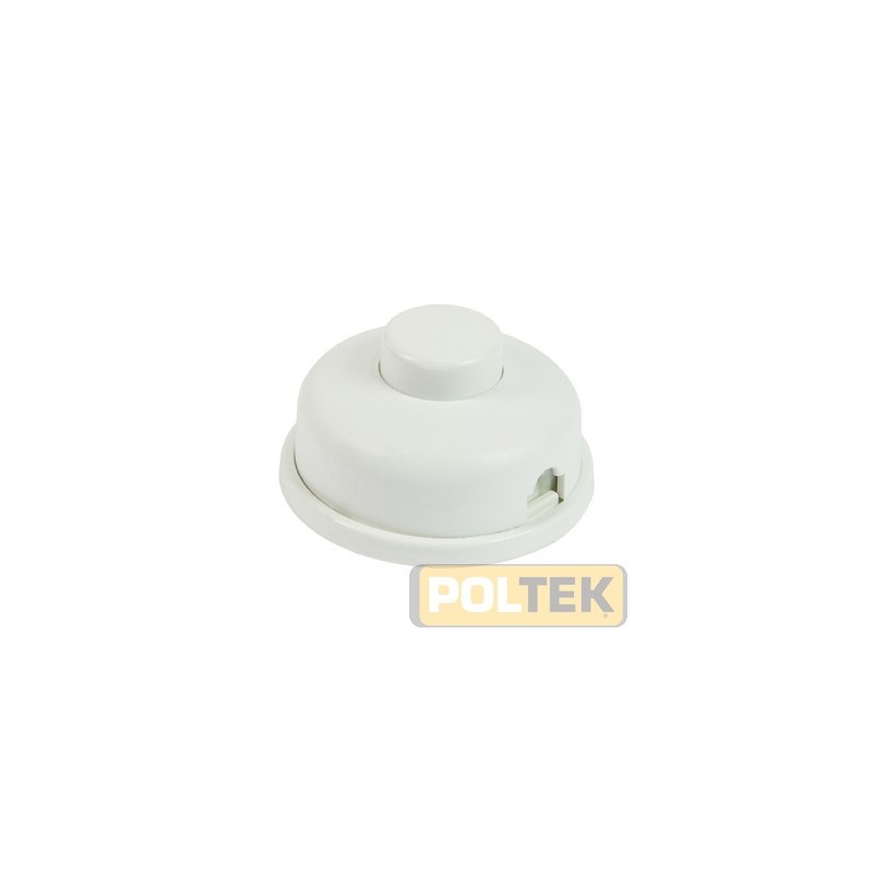 INTERRUTTORE ROMPIFILO UNIPOLARE A PEDALE BIANCO