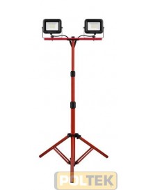 CENTURY PROIETTORE LED PORTATILE REWORK TREPPIEDE 2x50W